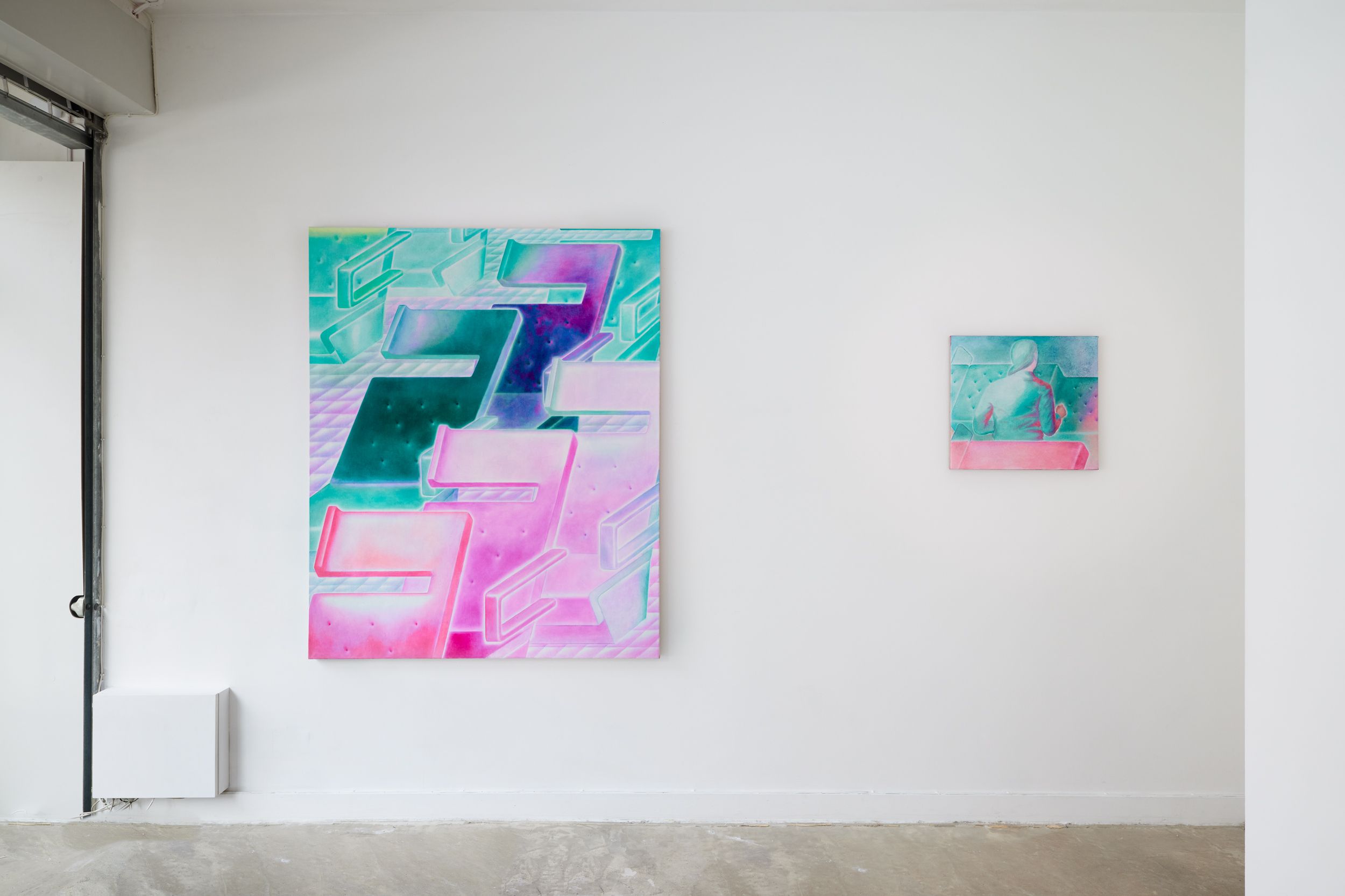 Richard Burton, Retrovisore at The Artist Room by Taymour Grahne Projects, photo 2