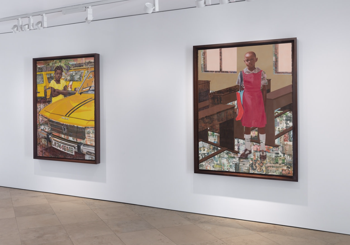 Njideka Akunyili Crosby, The Beautyful Ones at Victoria Miro, photo 2