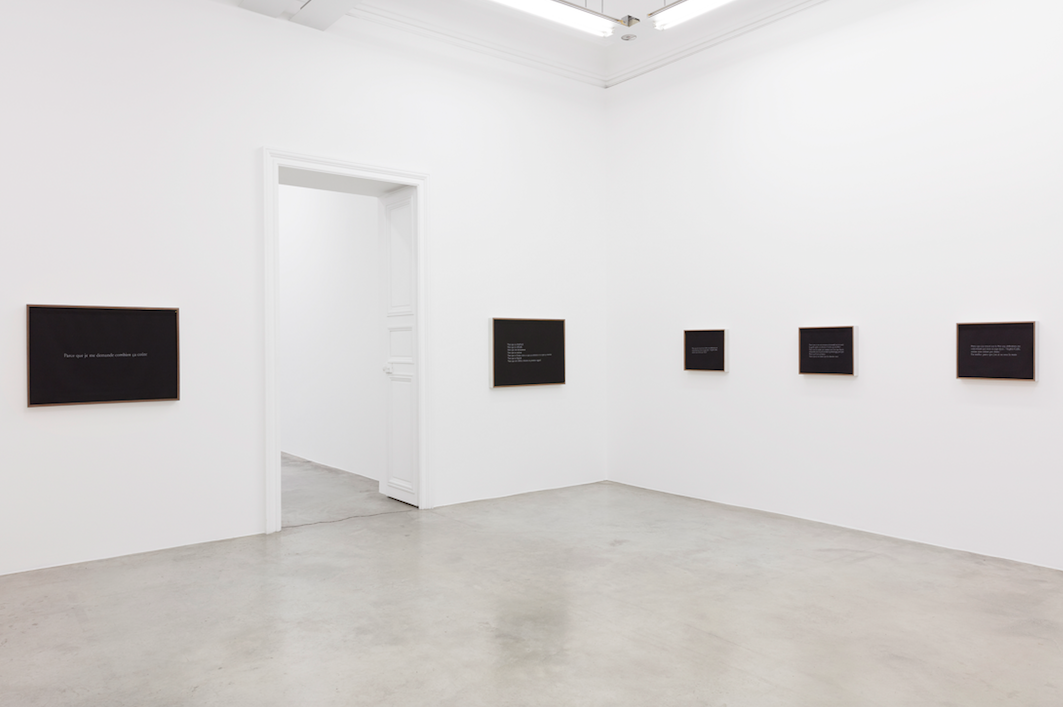 Sophie Calle, Sophie Calle at Perrotin, photo 2