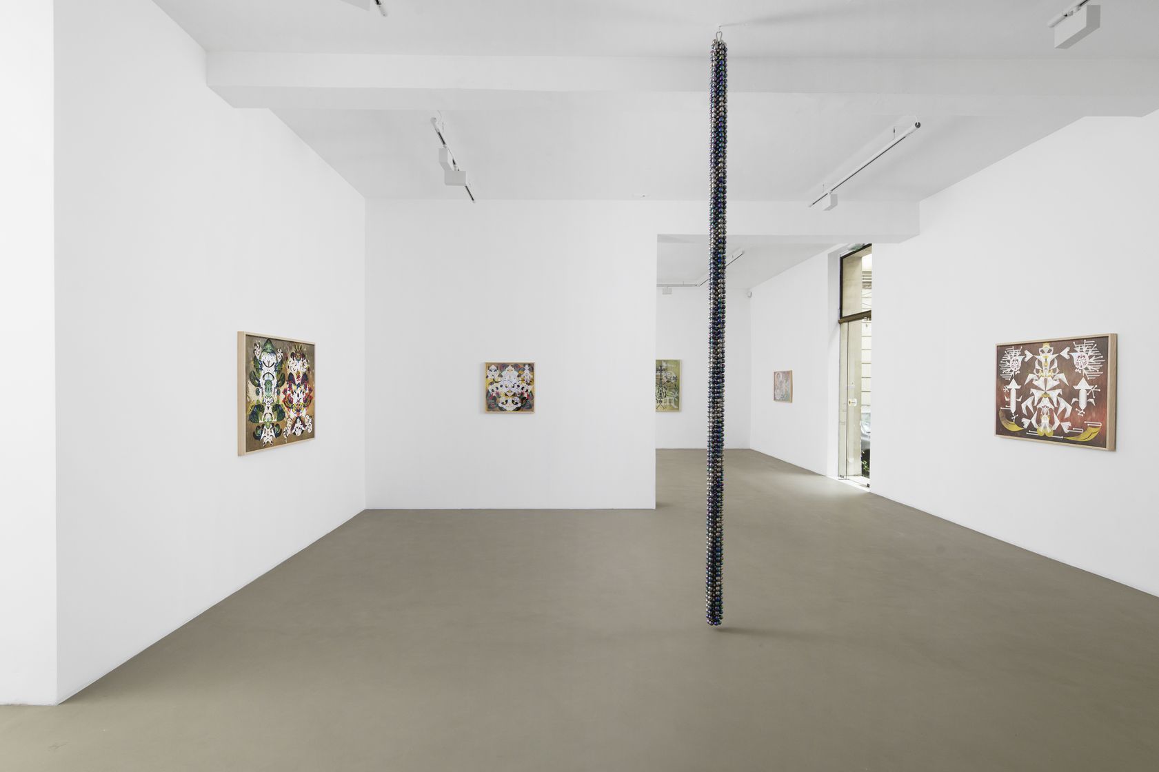 Haegue Yang, Mesmerizing Mesh – Paper Leap and Resonating Habitat at Chantal Crousel, photo 3