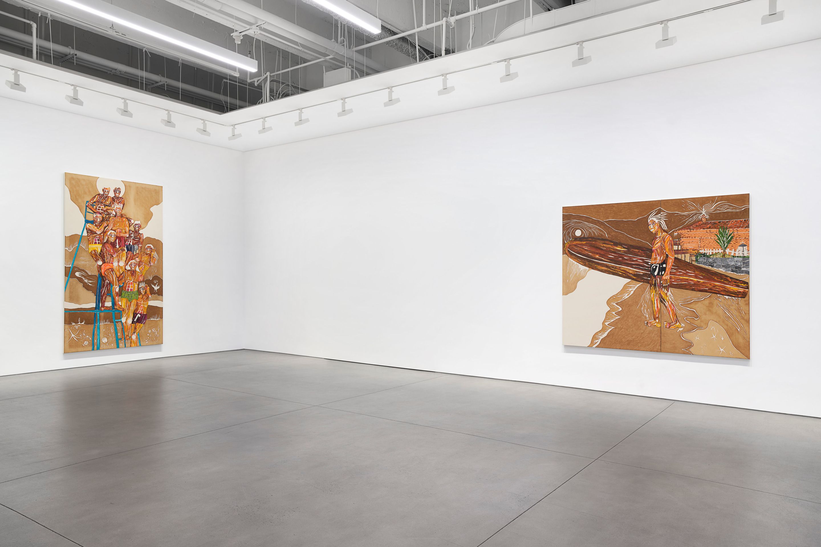 Chase Hall, The Bathers at David Kordansky Gallery, photo 2