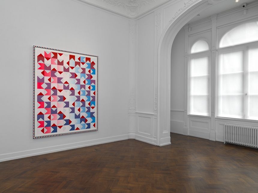 Rob Pruitt, American Quilts 2018 at Massimo De Carlo, photo 2