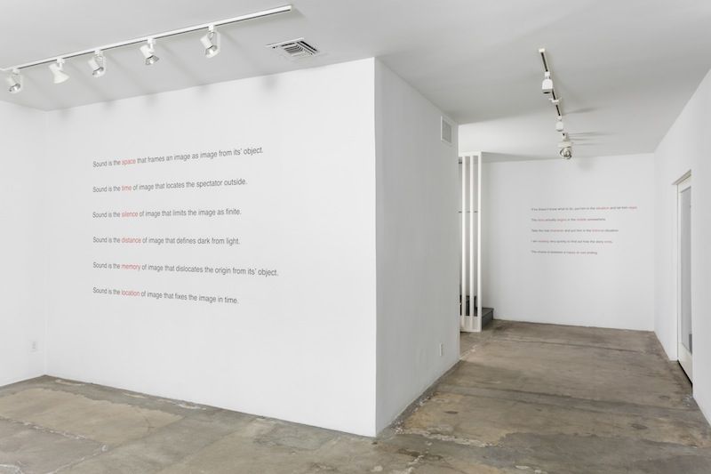 Jack Goldstein, Burning Window and Aphorisms at 1301PE, photo 3