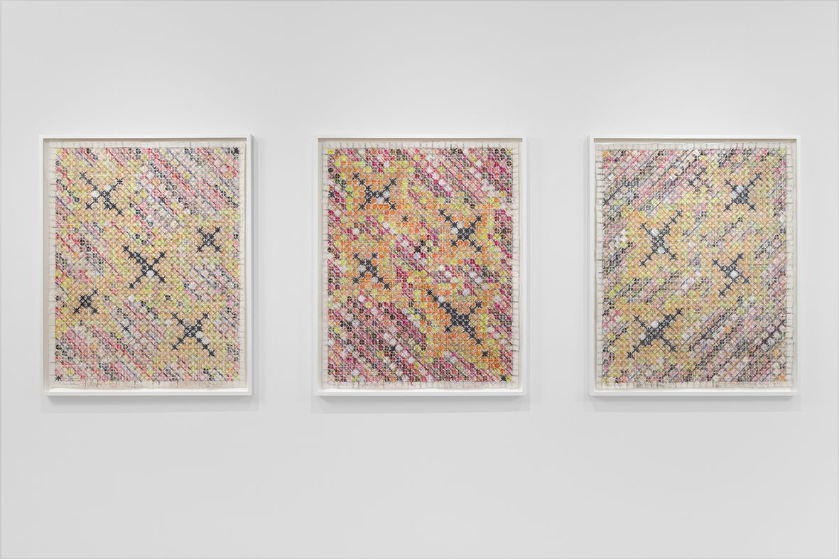Ding Yi, Lightscapes at Timothy Taylor, photo 5
