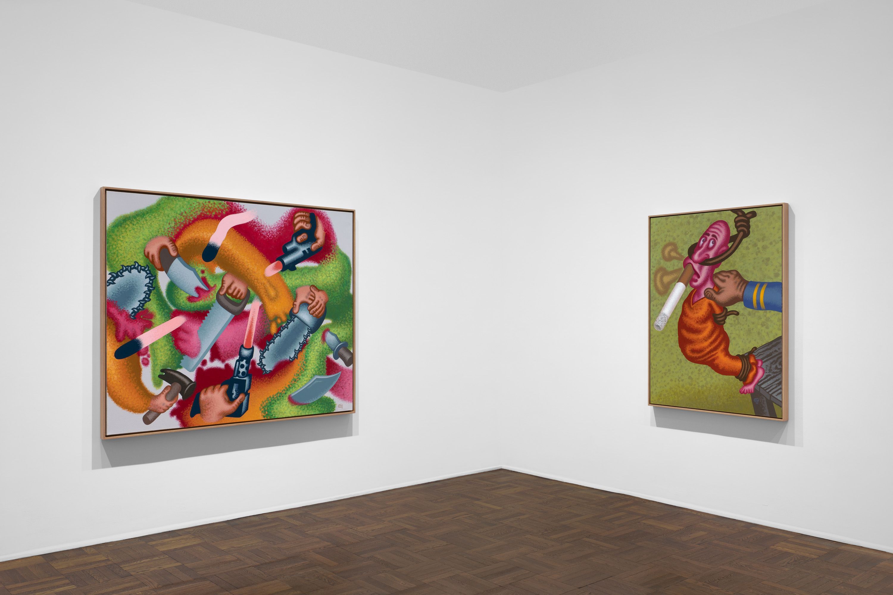 Peter Saul, New Paintings at Michael Werner, photo 4
