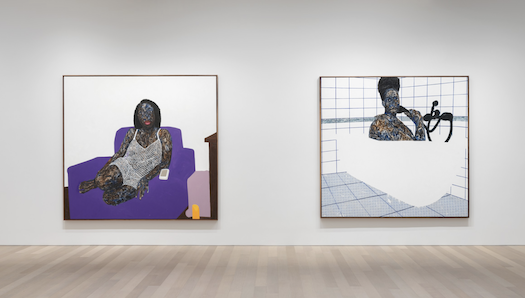 Amoako Boafo, What Could Possibly Go Wrong, If We Tell It Like It Is at Gagosian, photo 9