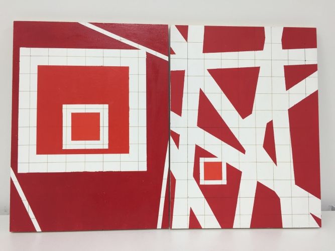 David Goerk, Paul Pagk, Marjorie Welish, Goerk, Pagk, Welish at Art 3, photo 5