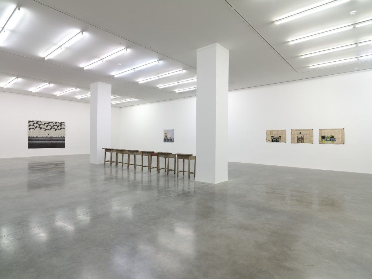 Ibrahim Mahama, Lazarus at White Cube, photo 6