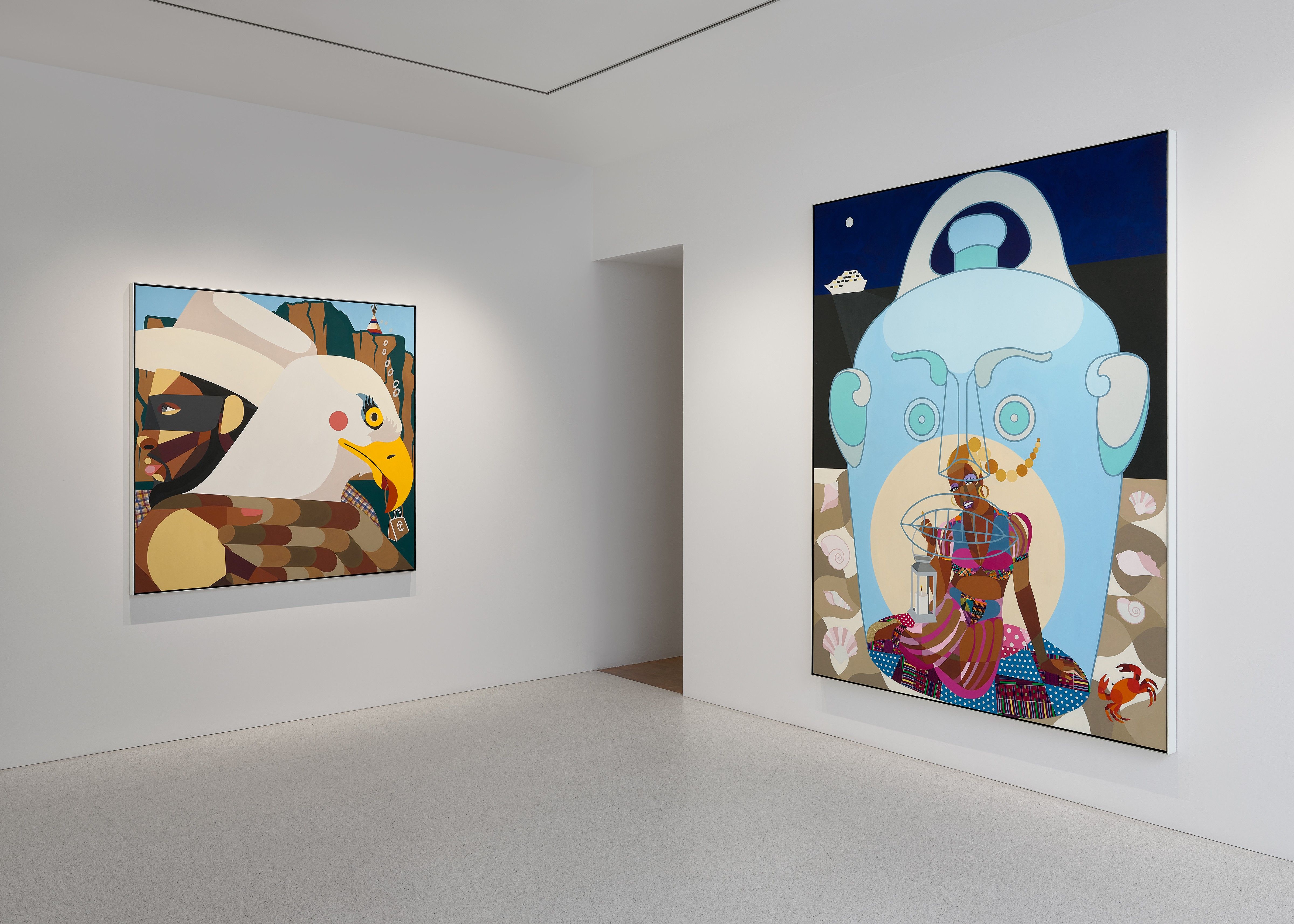 Derrick Adams, Situation Comedy at Gagosian, photo 3