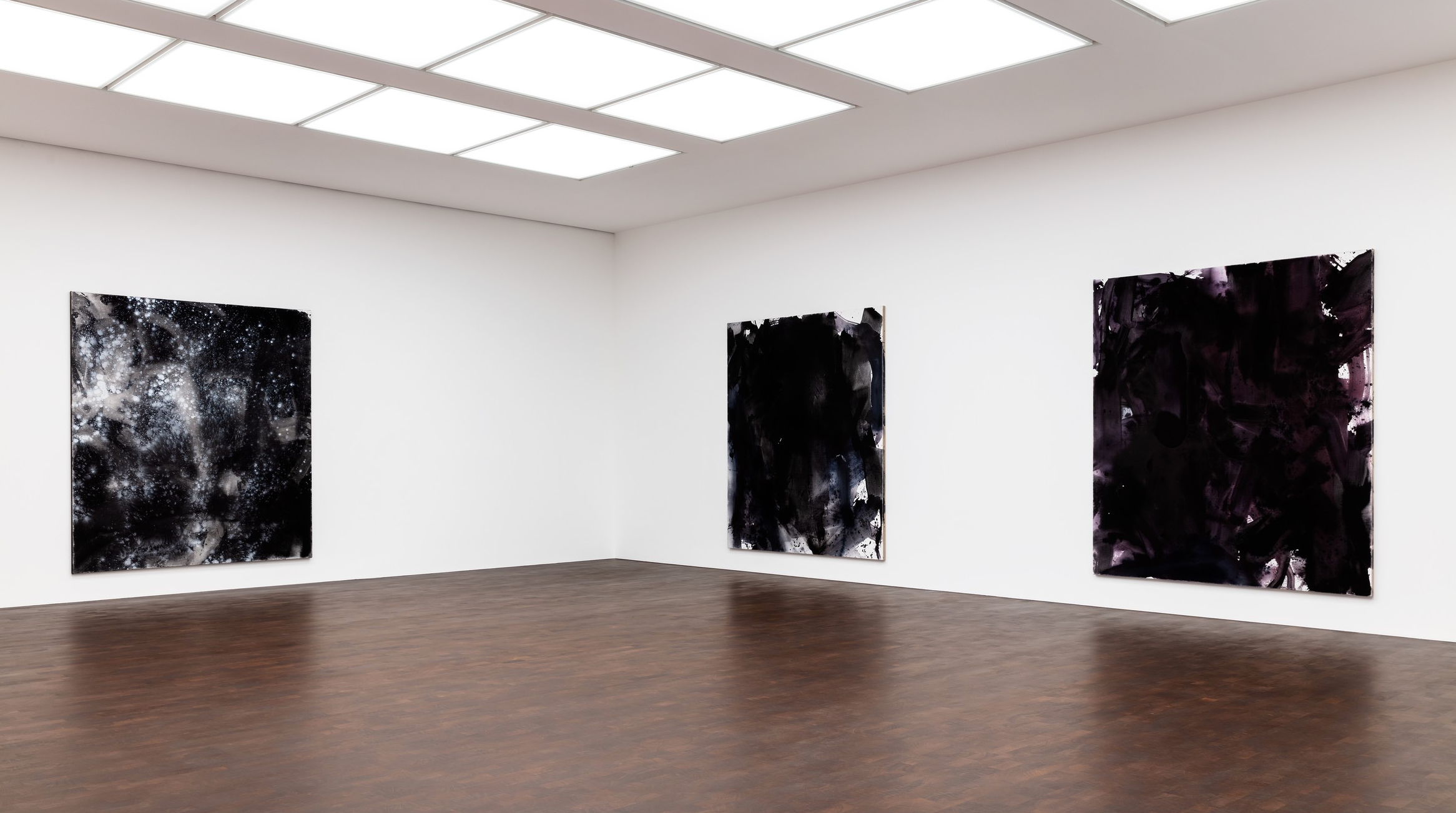 Mary Weatherford, Train Yards at Gagosian, photo 7