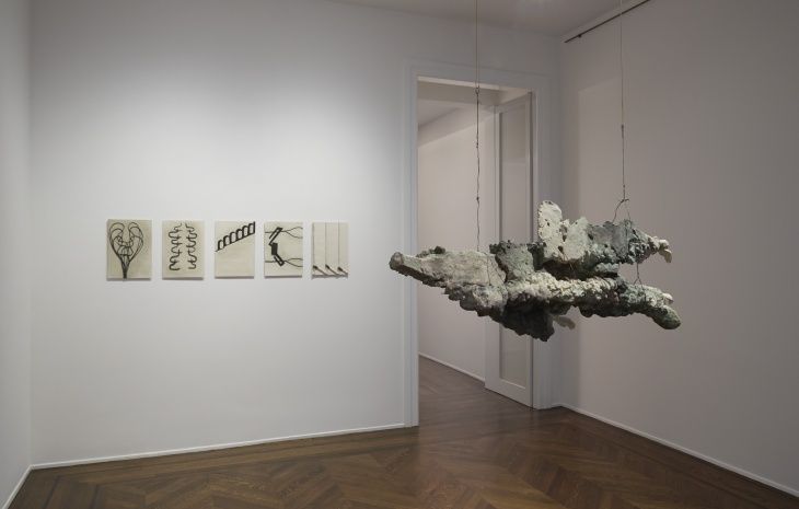 Enrico David, Enrico David at Michael Werner, photo 5