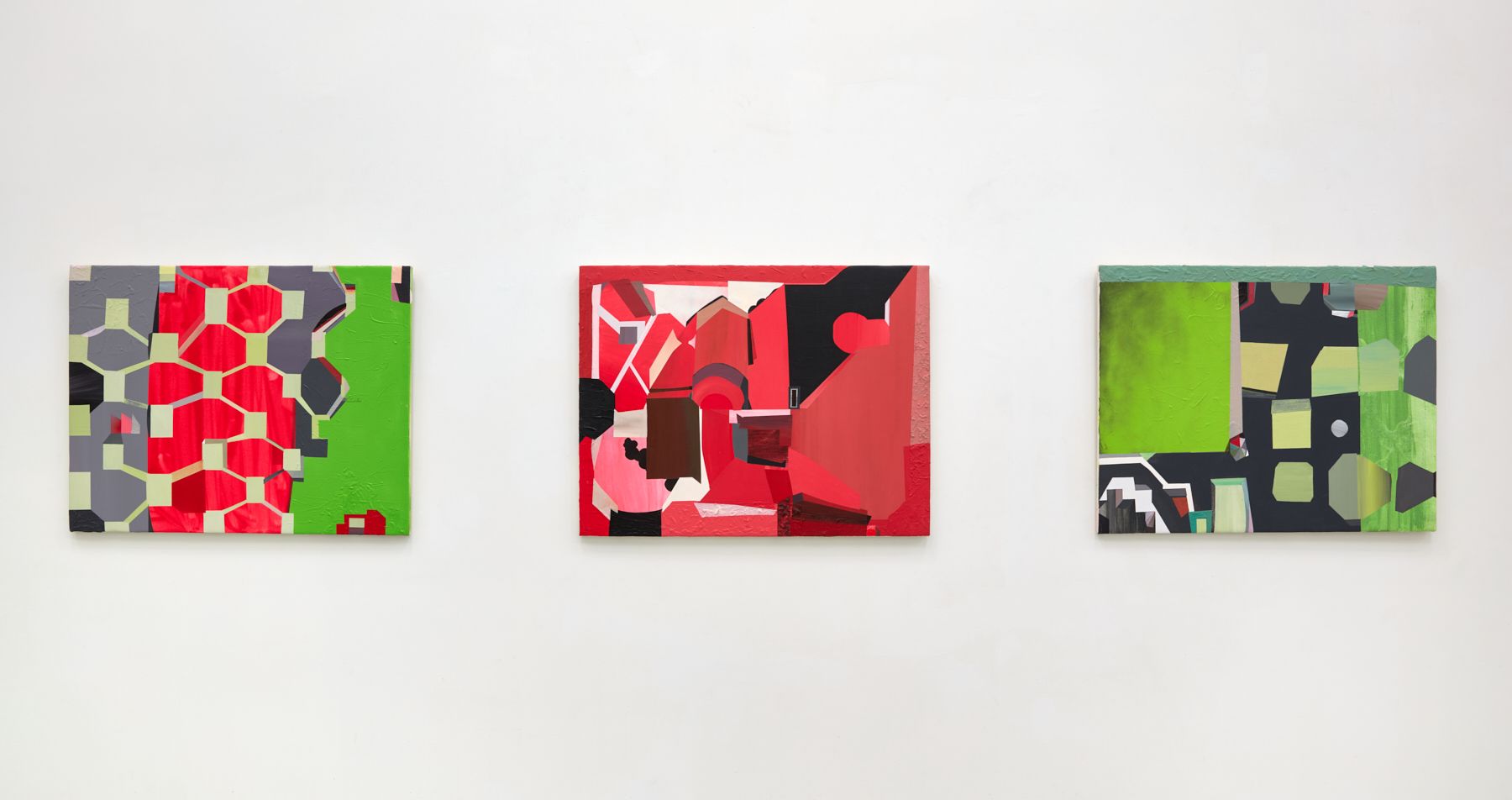 Mike Childs, The Journey: Grids, Color and Curvilinear forms, 2004 to 2020 at David Richard Gallery, photo 6