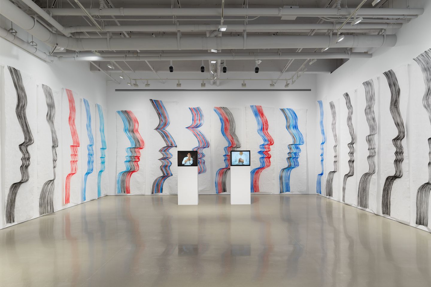 Carlos Amorales, Words of Mouth and Hands at Kurimanzutto, photo 2