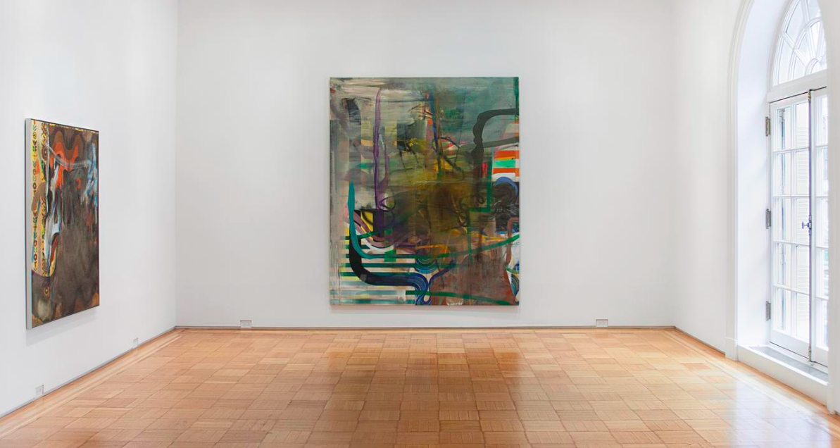 Albert Oehlen, Fabric Paintings at Skarstedt, photo 3