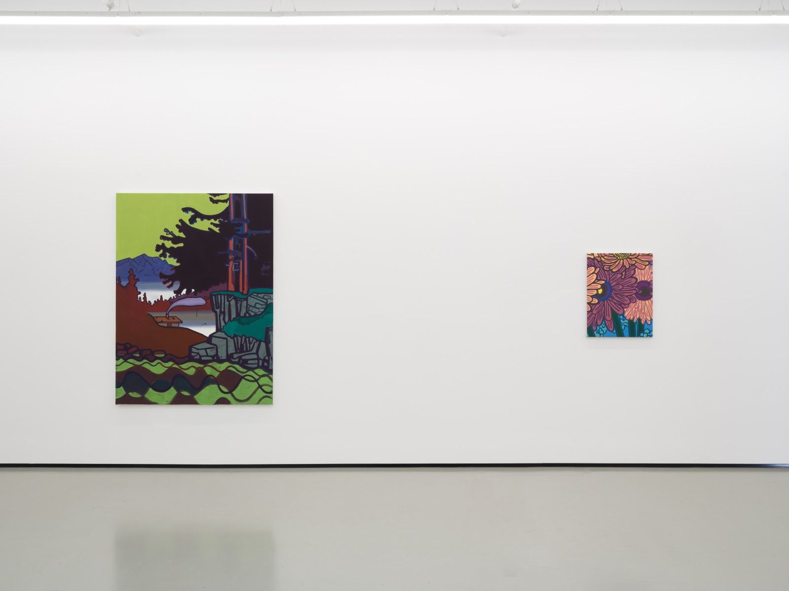 Hubert Schmalix, Flower, Figure, Landscape at Philip Martin Gallery, photo 2