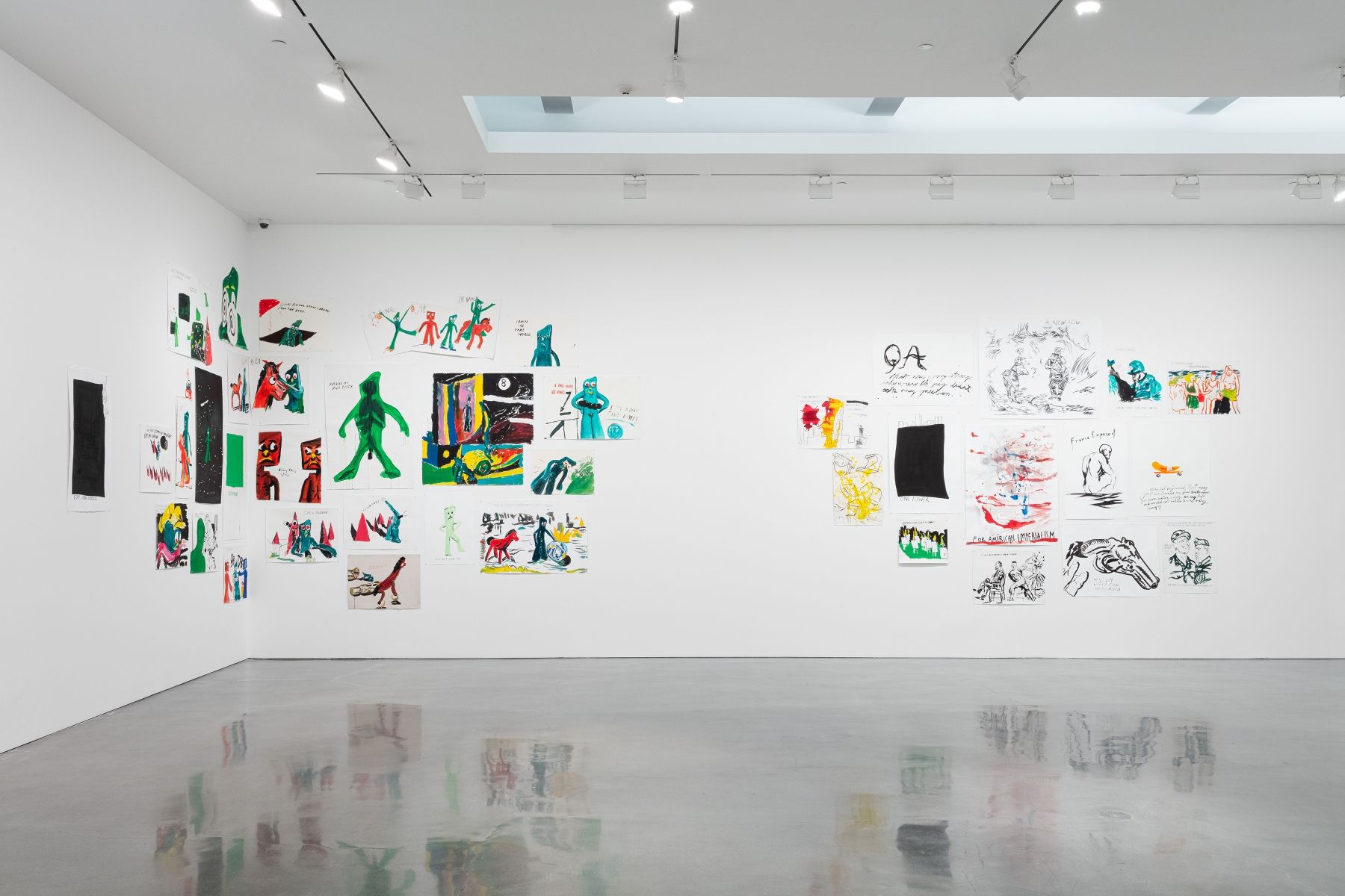 Raymond Pettibon, Pacific Ocean Pop at Regen Projects, photo 3