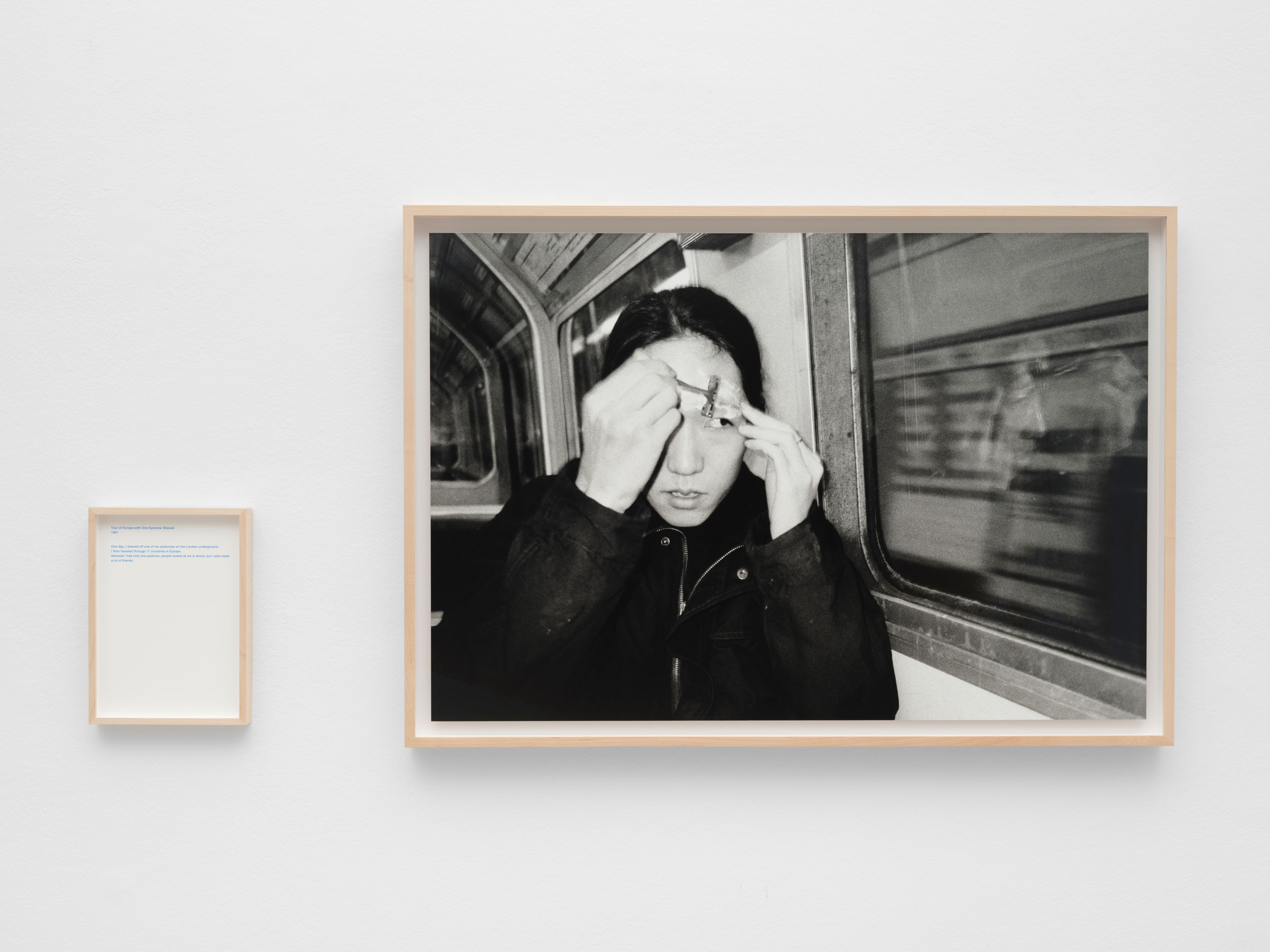 Shimabuku, Self Portrait at Barbara Wien, photo 2