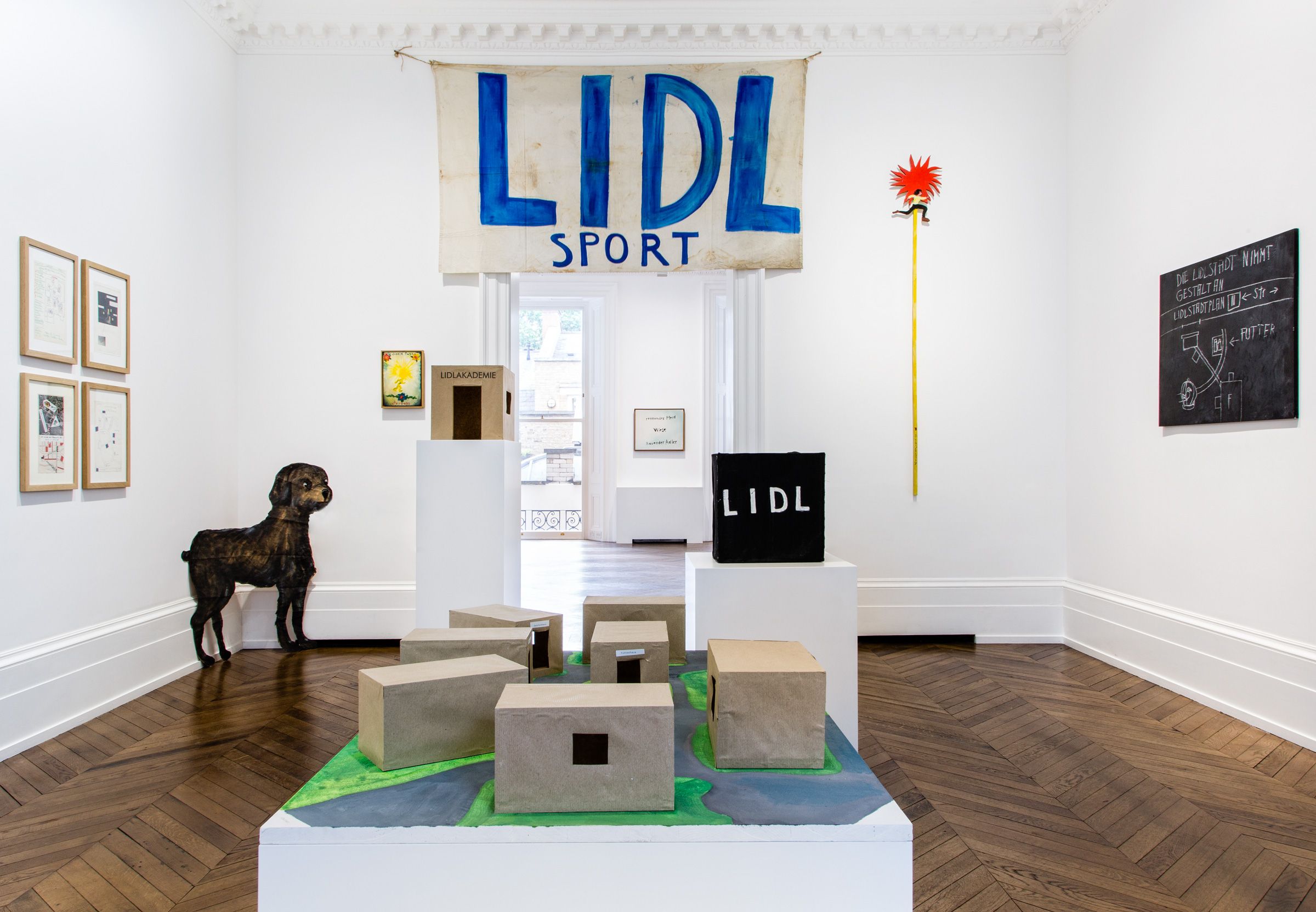 Jörg Immendorff, LIDL Works and Performances from the 60s at Michael Werner, photo 2