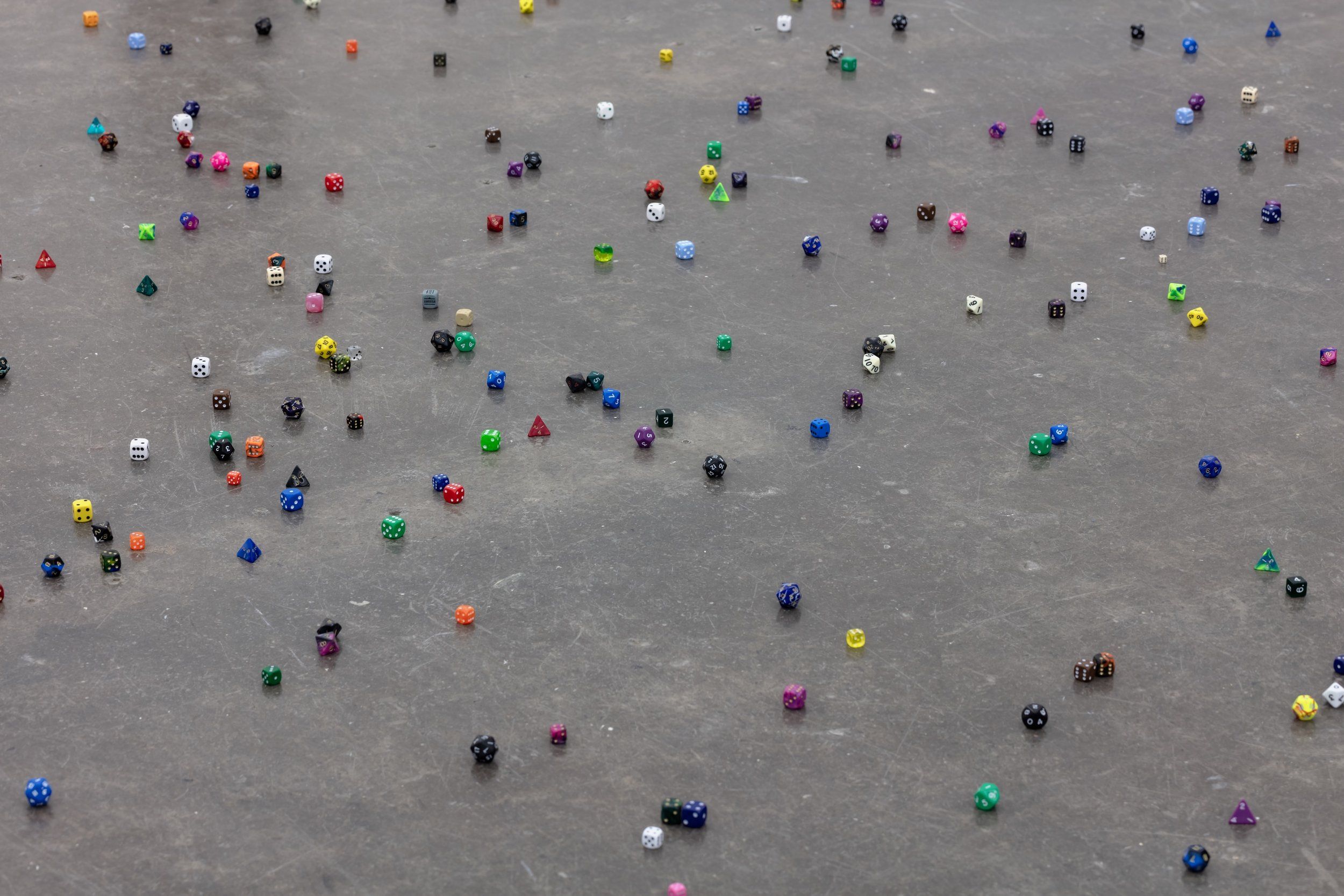 Michael Dean, Kicking Die (To Scale With a Ladder) at Herald St, photo 2