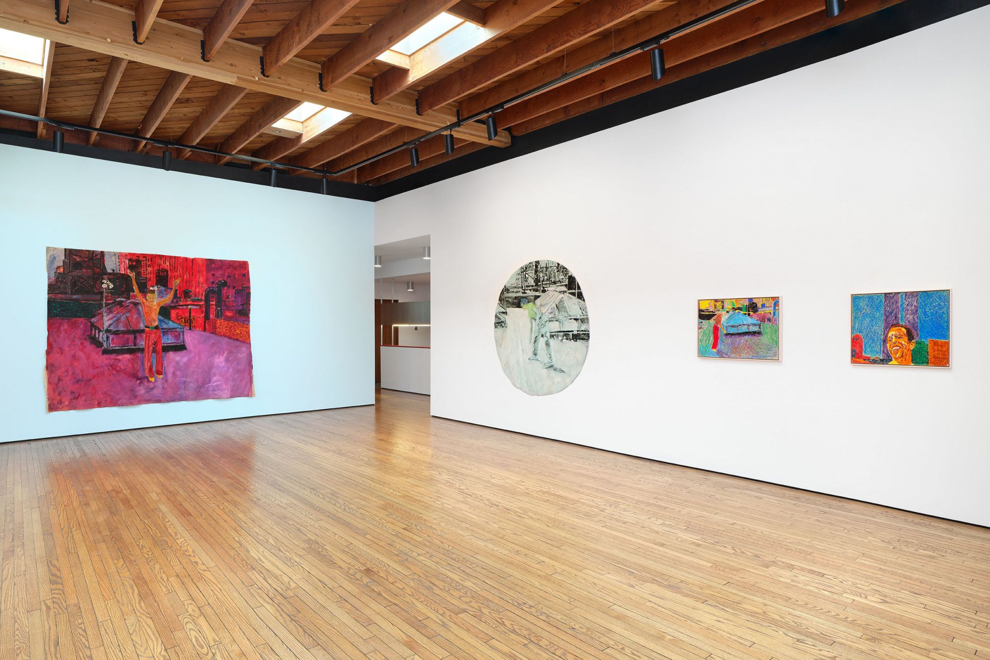 Gerald Jackson, The Rooftop Paintings at 255 Bowery at Parker Gallery, photo 3