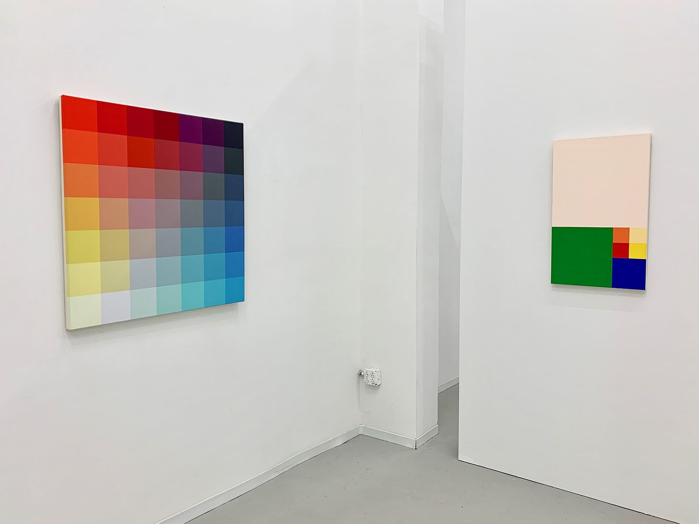 Robert Swain, Scaled Color Studies for Monumental Paintings: Selections From Iconic Series Since 1987 at David Richard Gallery, photo 6