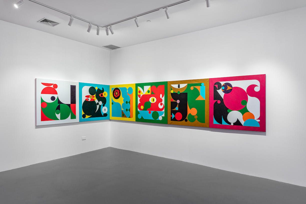 Ad Minoliti & Catalina Schliebener Muñoz, Manifesto of Immature Abstraction at Barro, photo 4