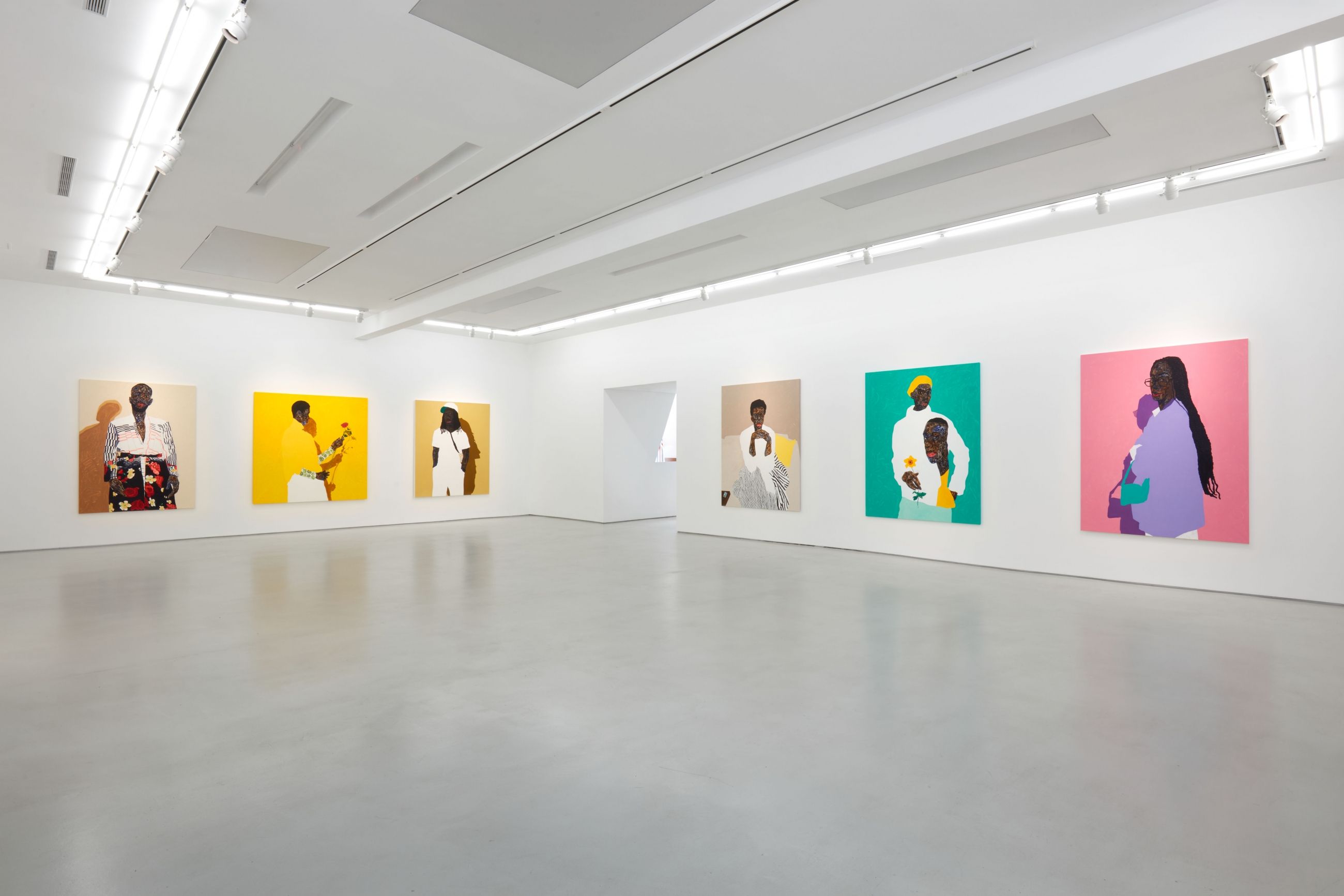Amoako Boafo, Singular Duality: Me Can Make We at Roberts Projects, photo 4