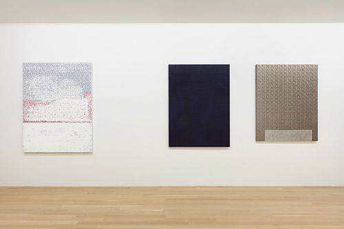Sergej Jensen, Fabric Paintings at Buchholz, photo 5