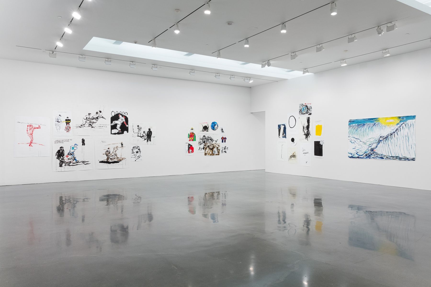 Raymond Pettibon, Pacific Ocean Pop at Regen Projects, photo 6