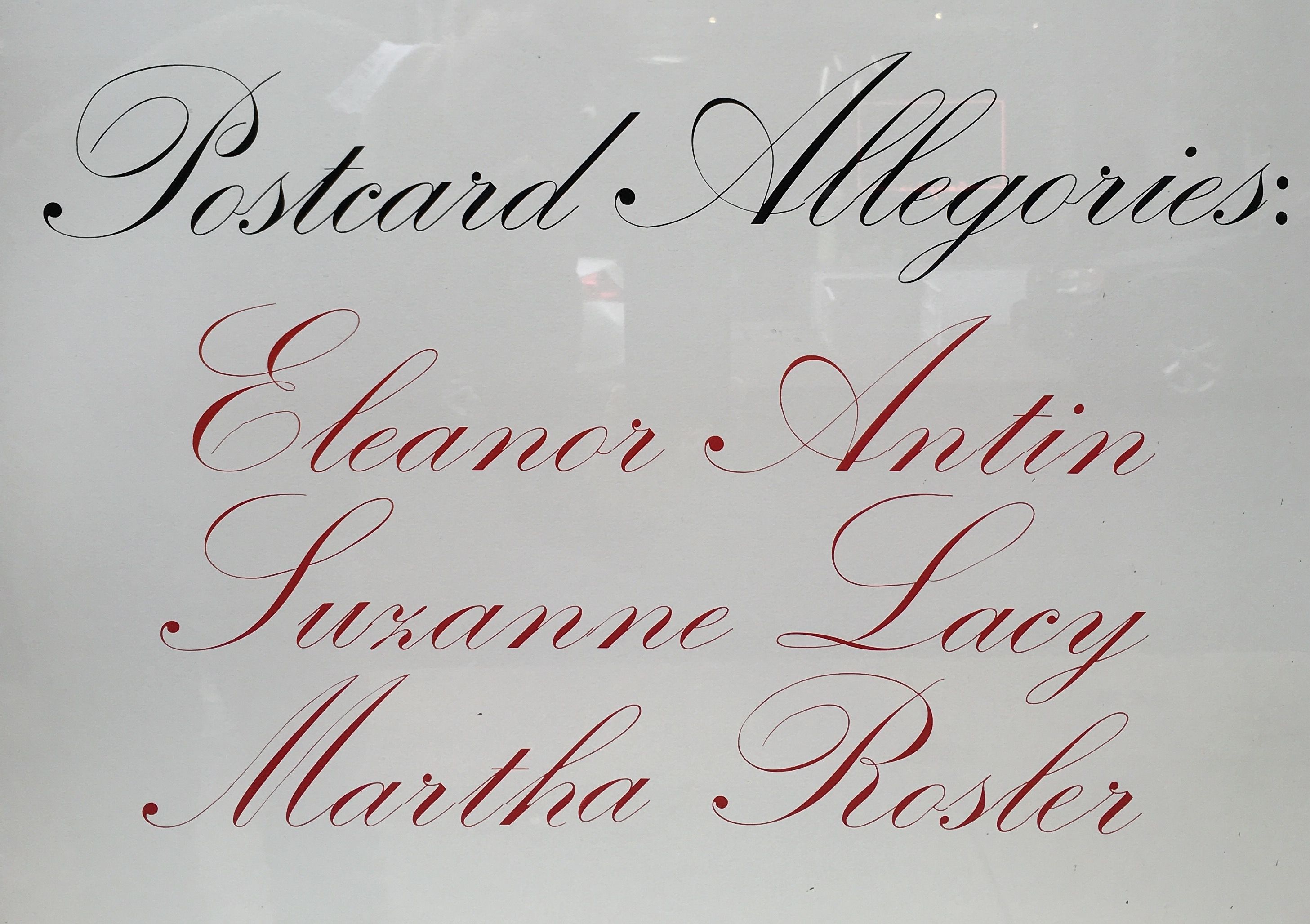 Postcard Allegories: Antin, Lacy, Rosler, Postcard Allegories: Antin, Lacy, Rosler at Alden Projects, photo 7