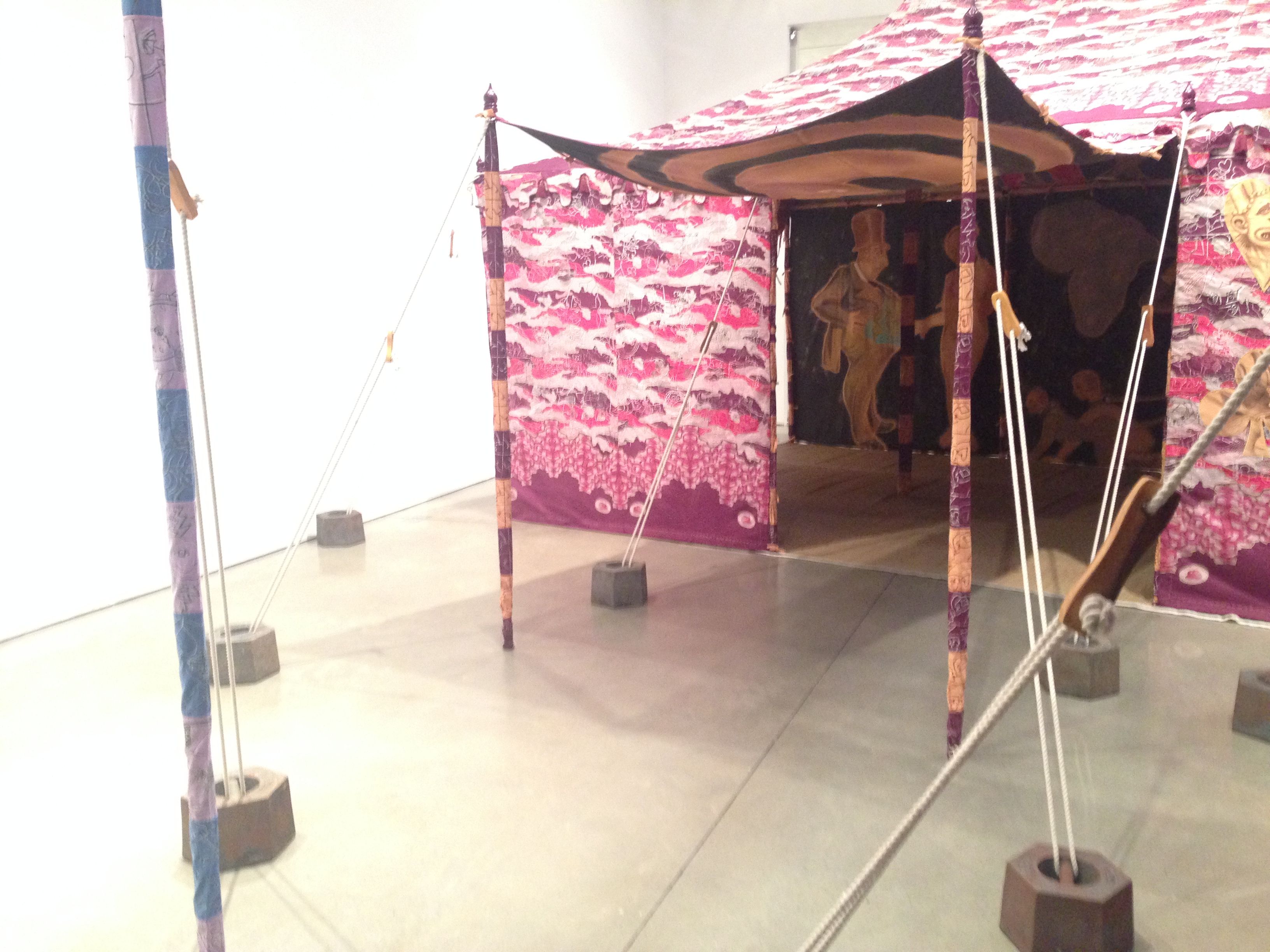 Francesco Clemente, Two Tents at Mary Boone, photo 2