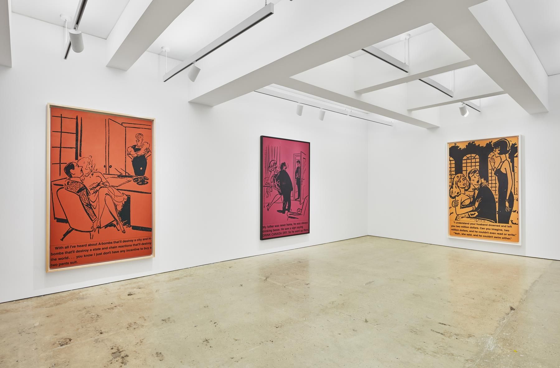 Richard Prince, Cartoon Jokes at Nahmad Contemporary, photo 2