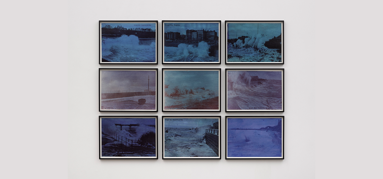 Susan Hiller, Rough Seas at Lisson, photo 2