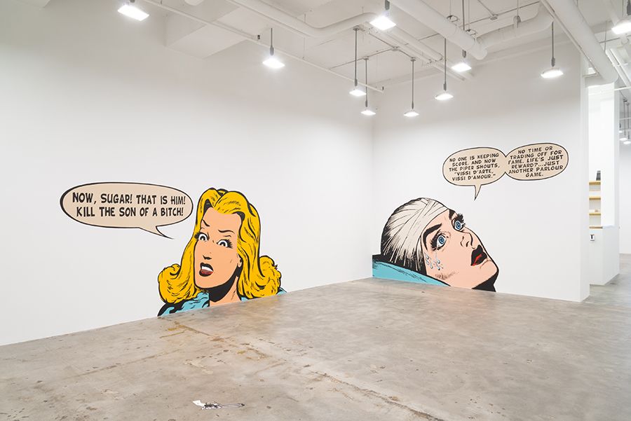Jerry Kearns & Nora York, Diva's Song at Mike Weiss Gallery, photo 3
