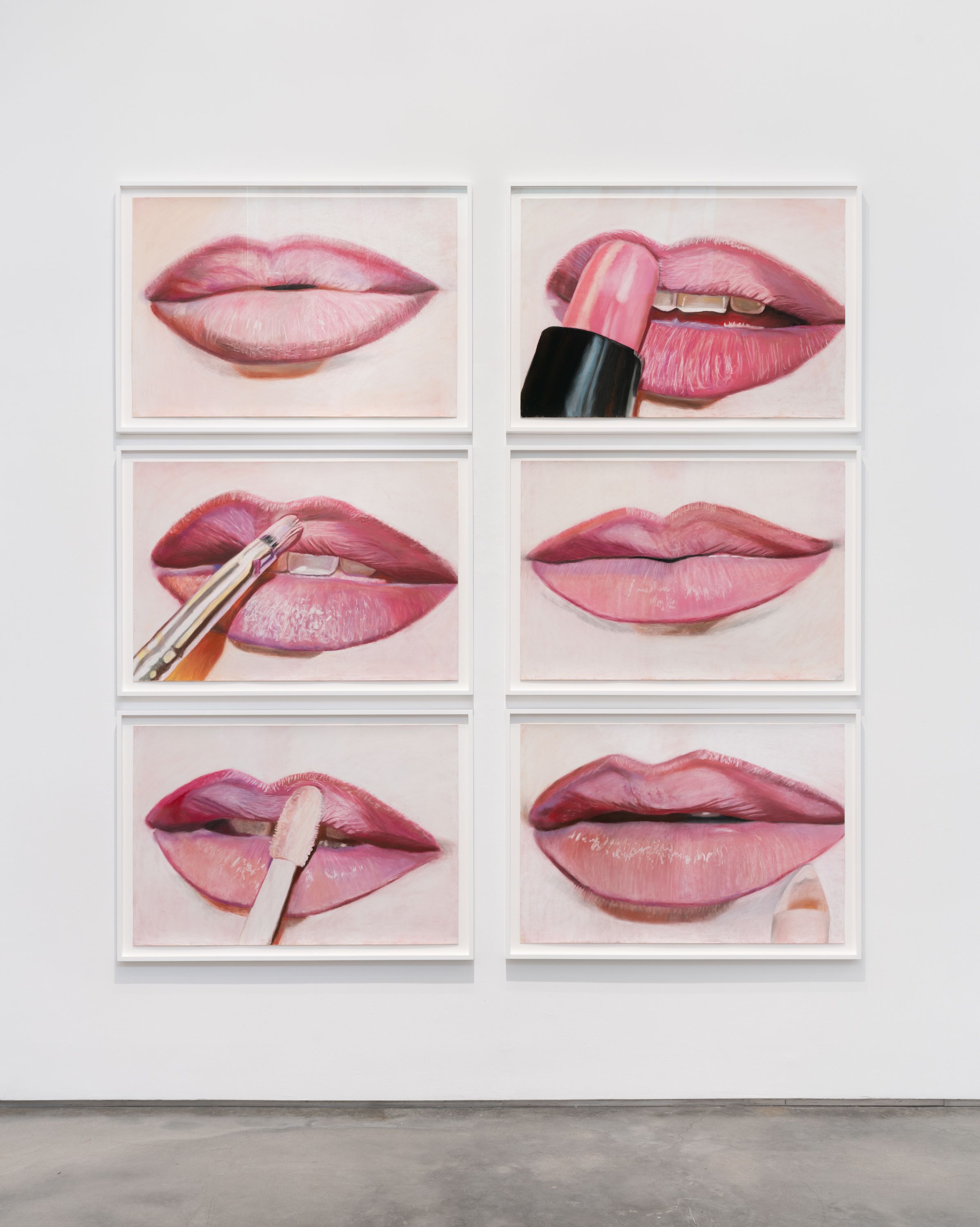 Gina Beavers, Pastel Looks at Marianne Boesky Gallery, photo 3