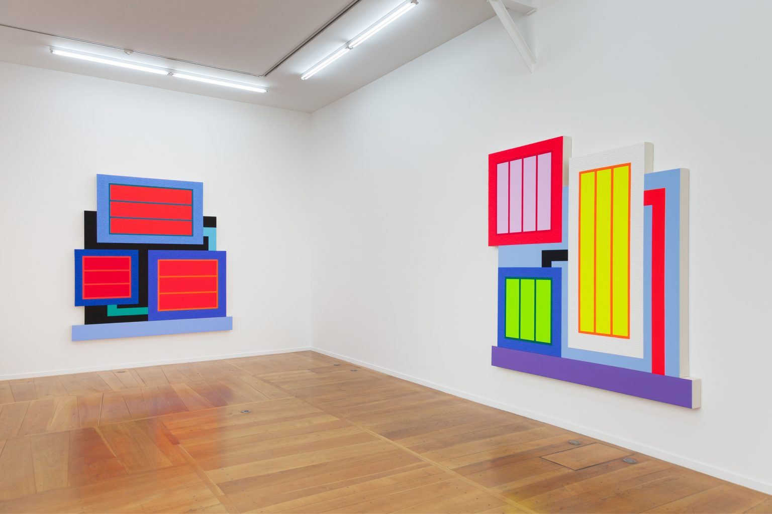 Peter Halley, Recent Paintings at Xippas, photo 2