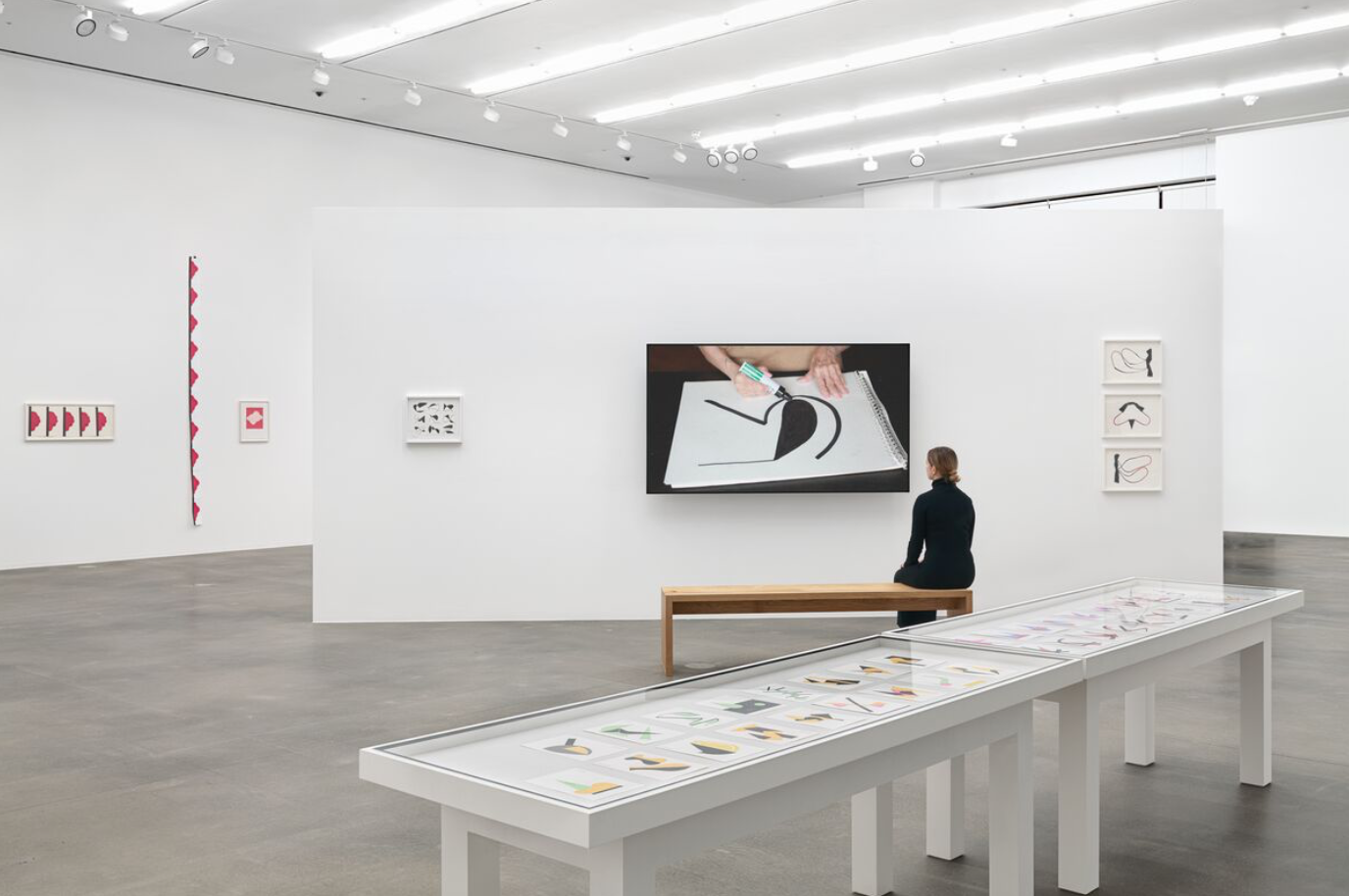 Geta Brătescu, The Power of the Line at Hauser & Wirth, photo 4