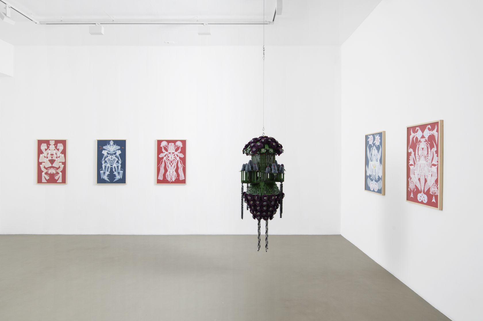 Haegue Yang, Mesmerizing Mesh – Paper Leap and Resonating Habitat at Chantal Crousel, photo 2