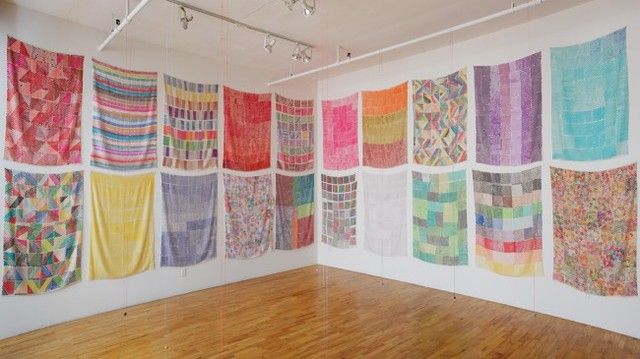 Polly Apfelbaum, A Handweaver’s Pattern Book at Clifton Benevento, photo 3