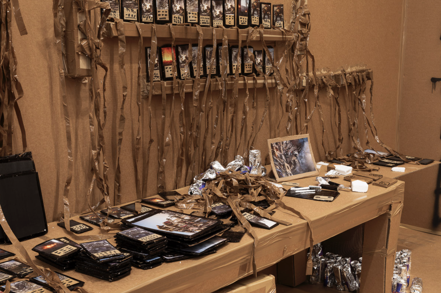 Thomas Hirschhorn, Fake It, Fake It – Till You Fake It. at Gladstone, photo 7