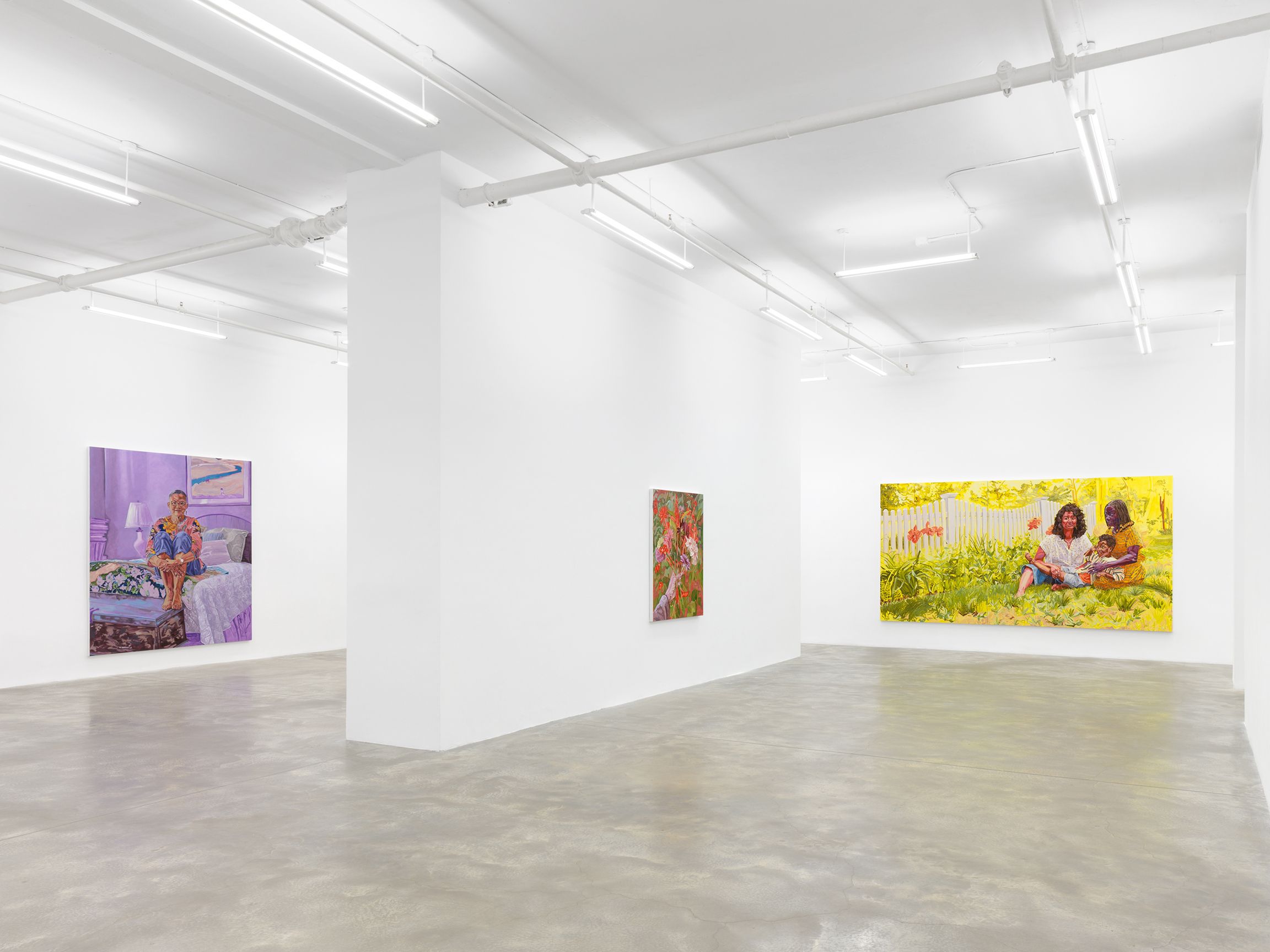 Jordan Casteel, Covering the Holes in Our Walls with Sunflowers at Casey Kaplan, photo 2