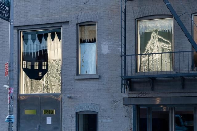 Leigh Tarentino, The Night Hours (Window Installation) at Mixed Greens, photo 2