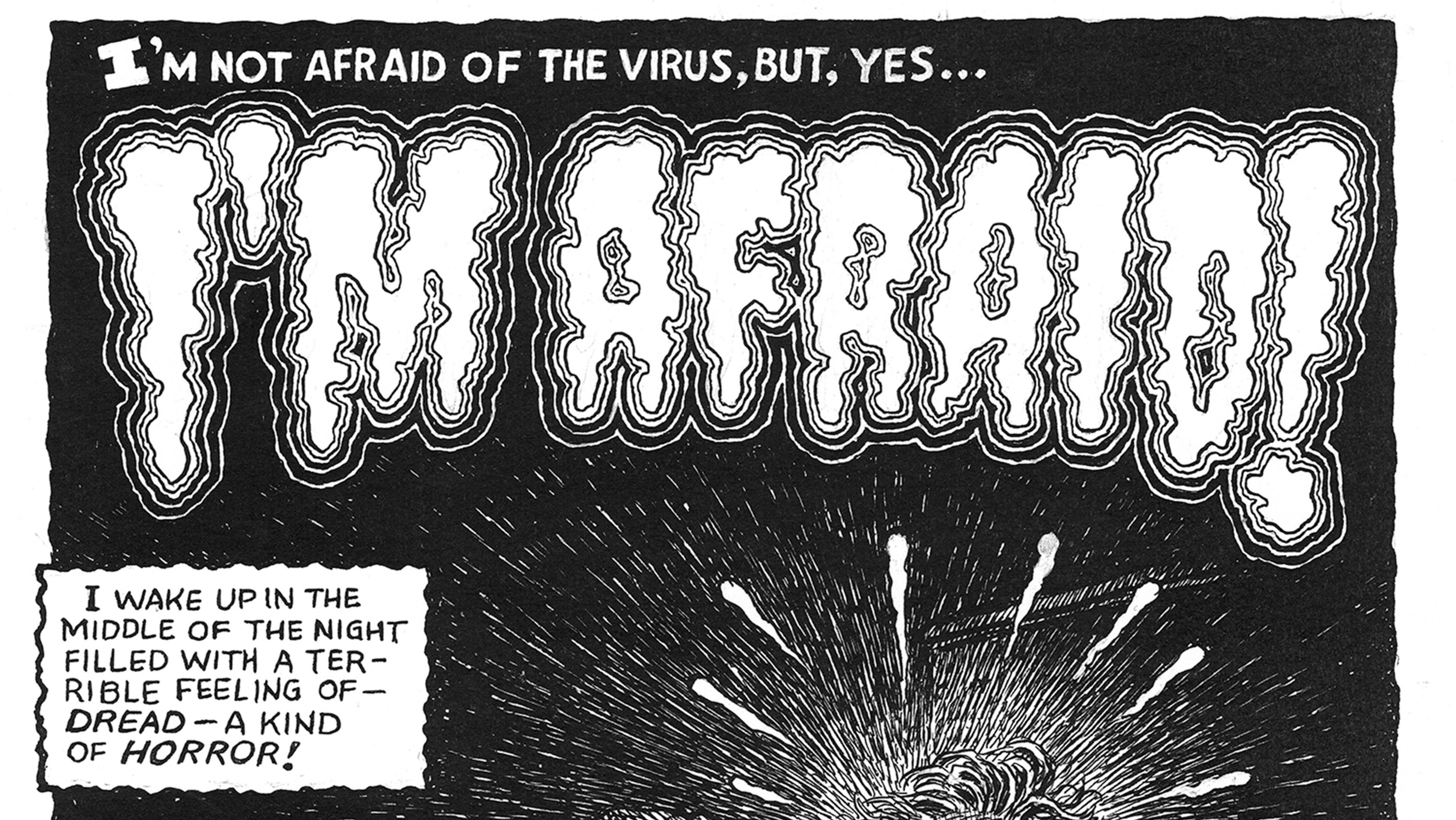 R. Crumb, Tales of Paranoia at David Zwirner, photo 2