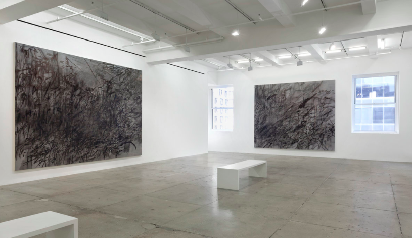 Julie Mehretu, Hoodnyx, Voodoo and Stelae at Marian Goodman, photo 3