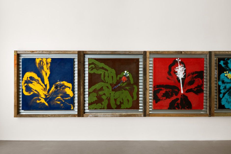 Alvaro Barrington, Wave Your Flags II at Sadie Coles, photo 2