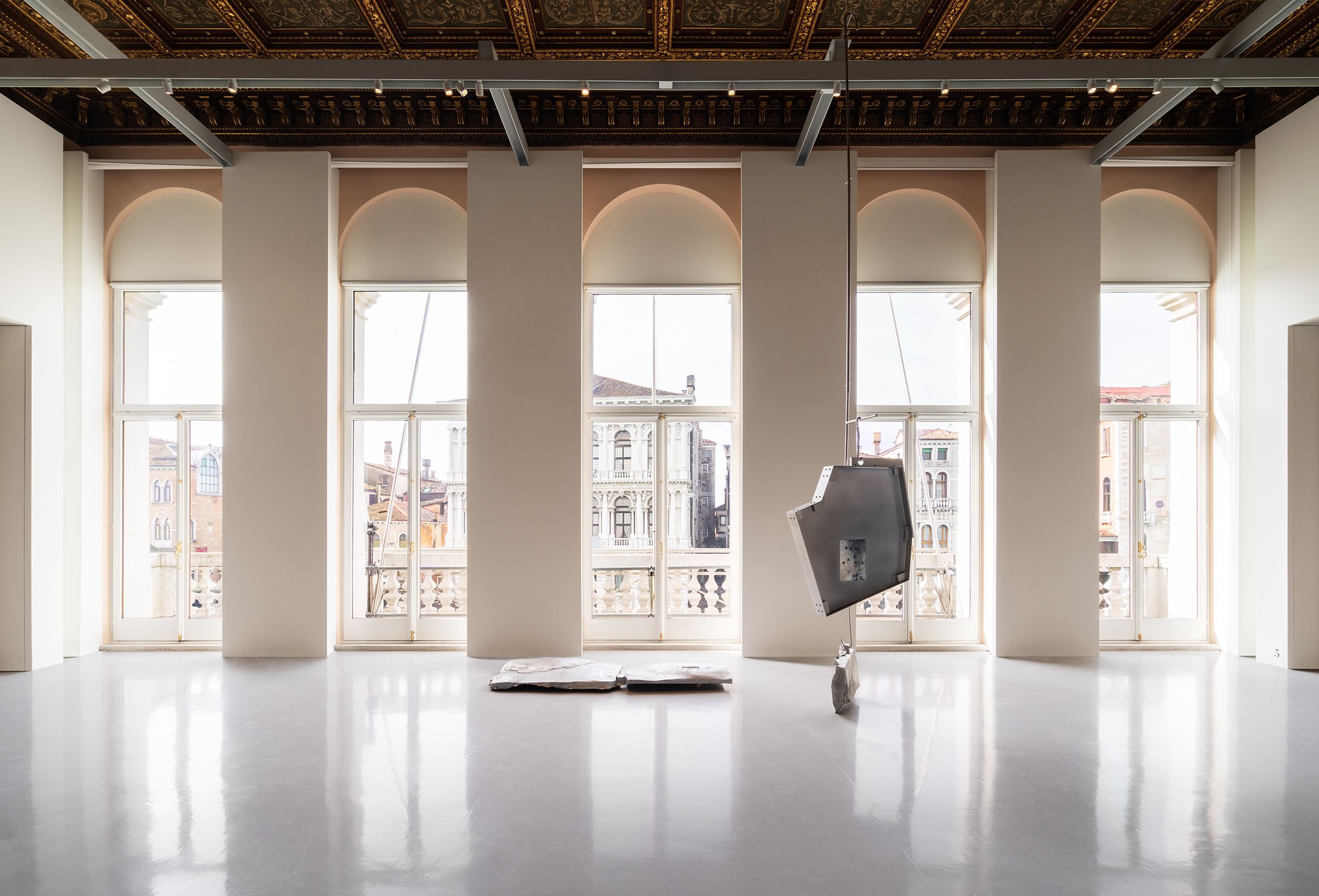Julie Mehretu, Ensemble at Palazzo Grassi, photo 2