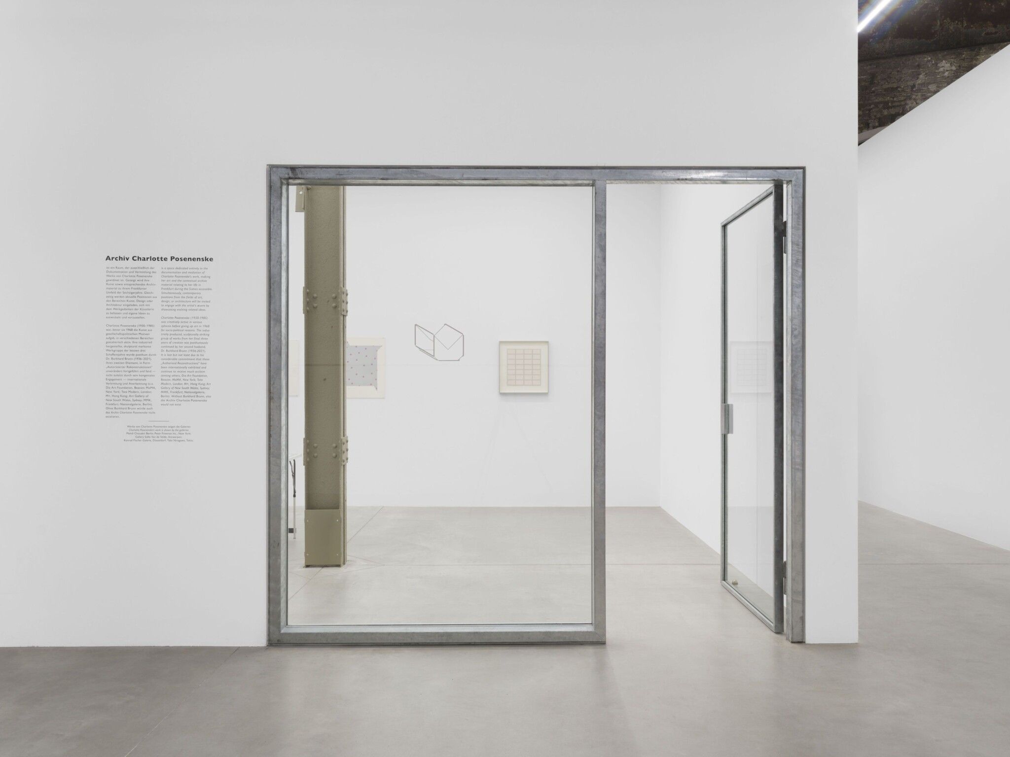 Archiv Charlotte Posenenske: Wahlverwandtschaften, Archiv Charlotte Posenenske: Wahlverwandtschaften at Mehdi Chouakri - Wilhelm Hallen, photo 3