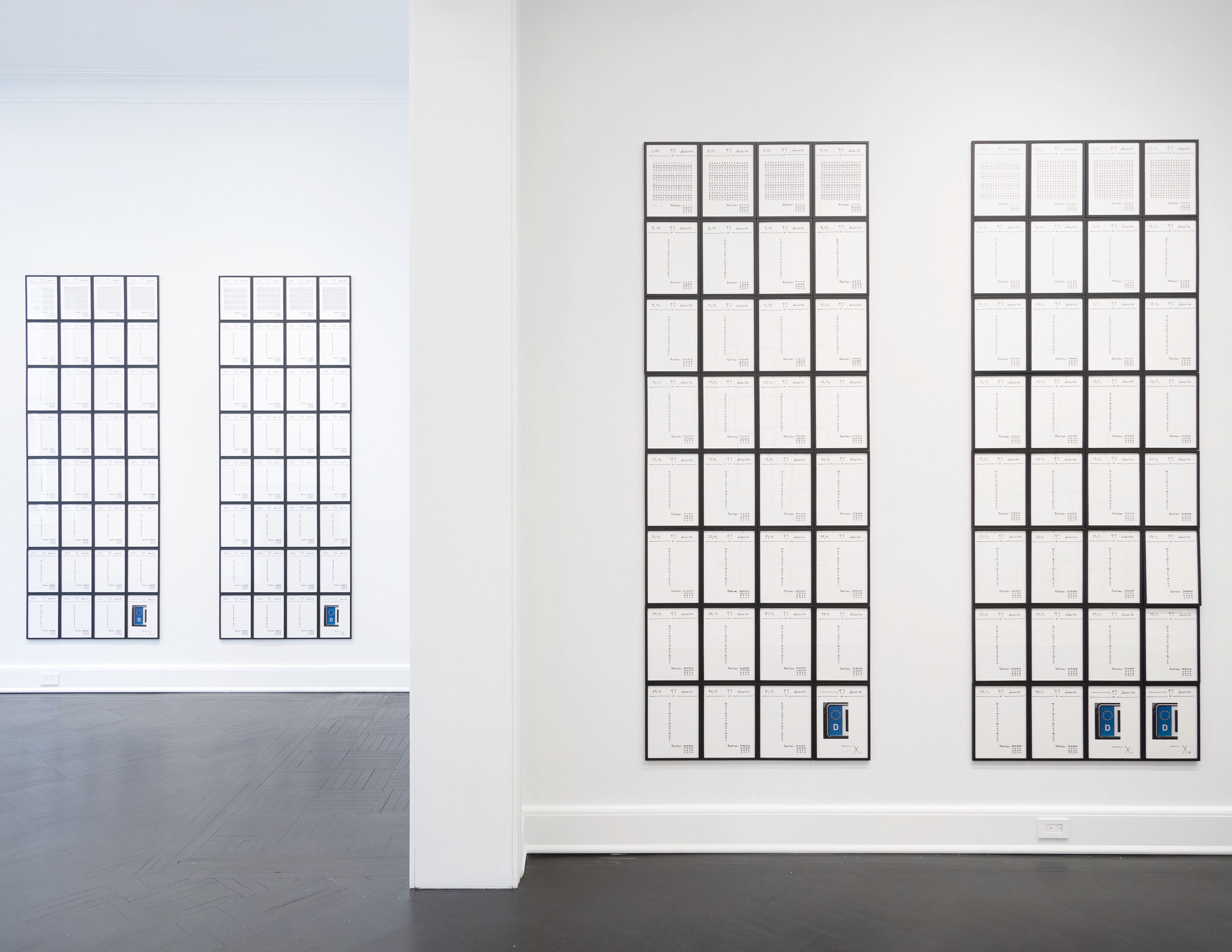 Hanne Darboven, Europa 97 at Petzel, photo 7