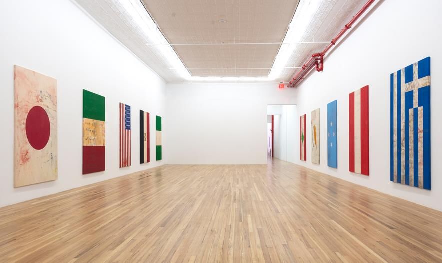 Fredrik Værslev, World Paintings at Andrew Kreps, photo 2