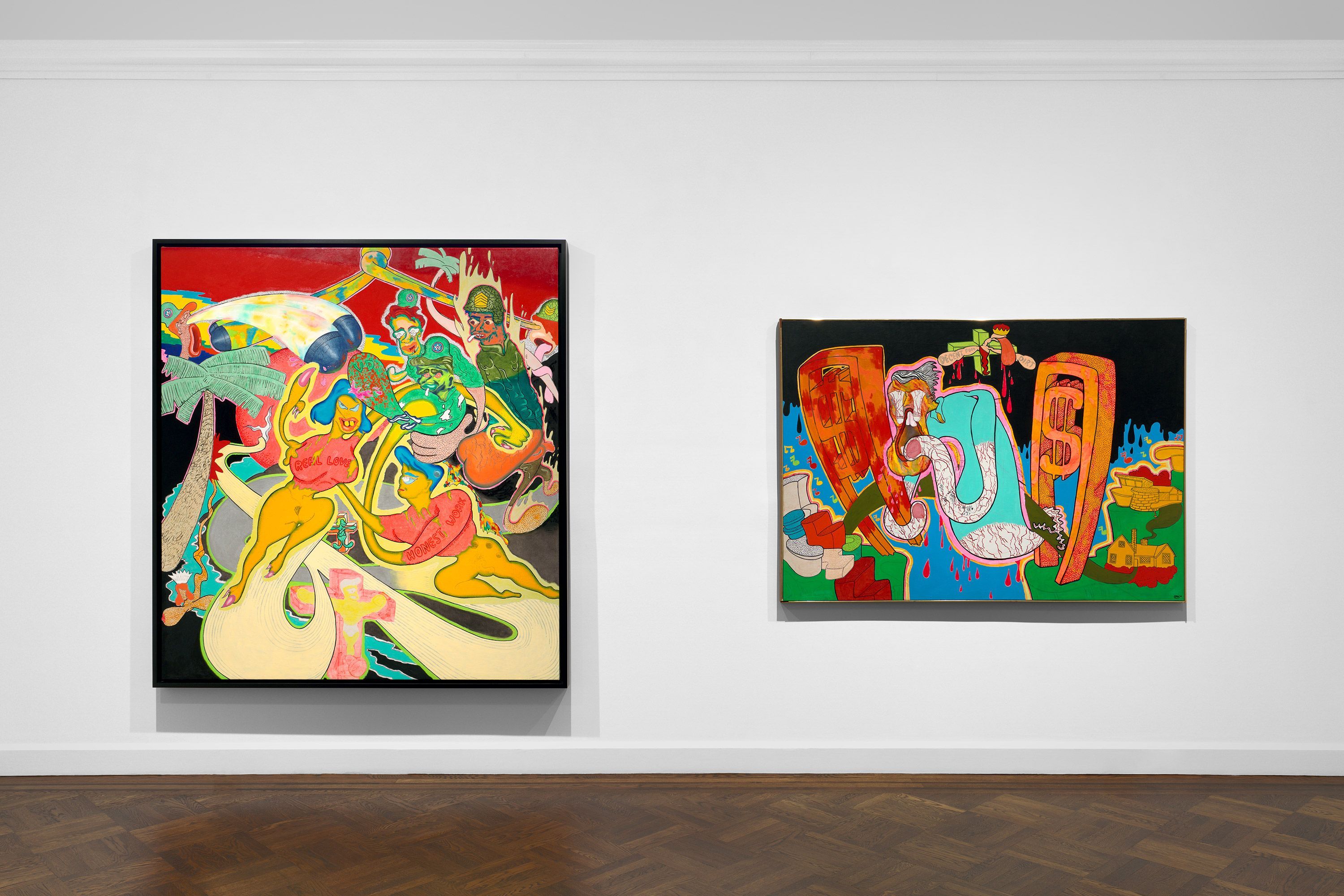 Peter Saul, Murder in the Kitchen, Early Works at Michael Werner, photo 11